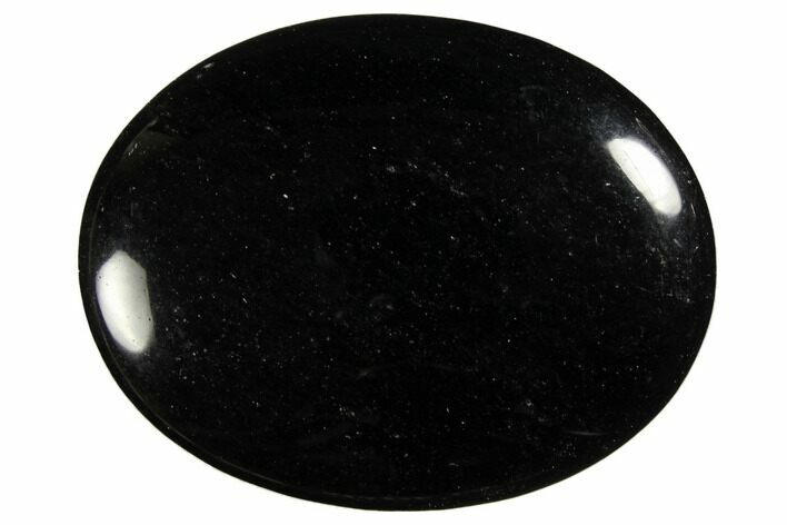 1.7" Polished, Black Obsidian Pocket Stones - Photo 1